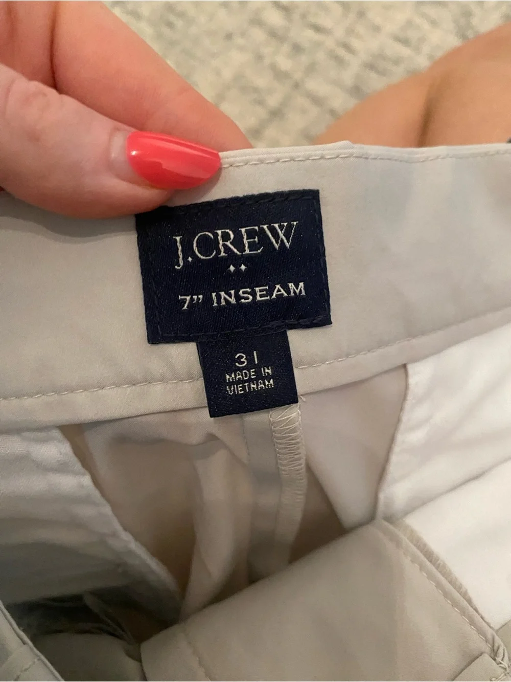 Men's cream Performance Shorts